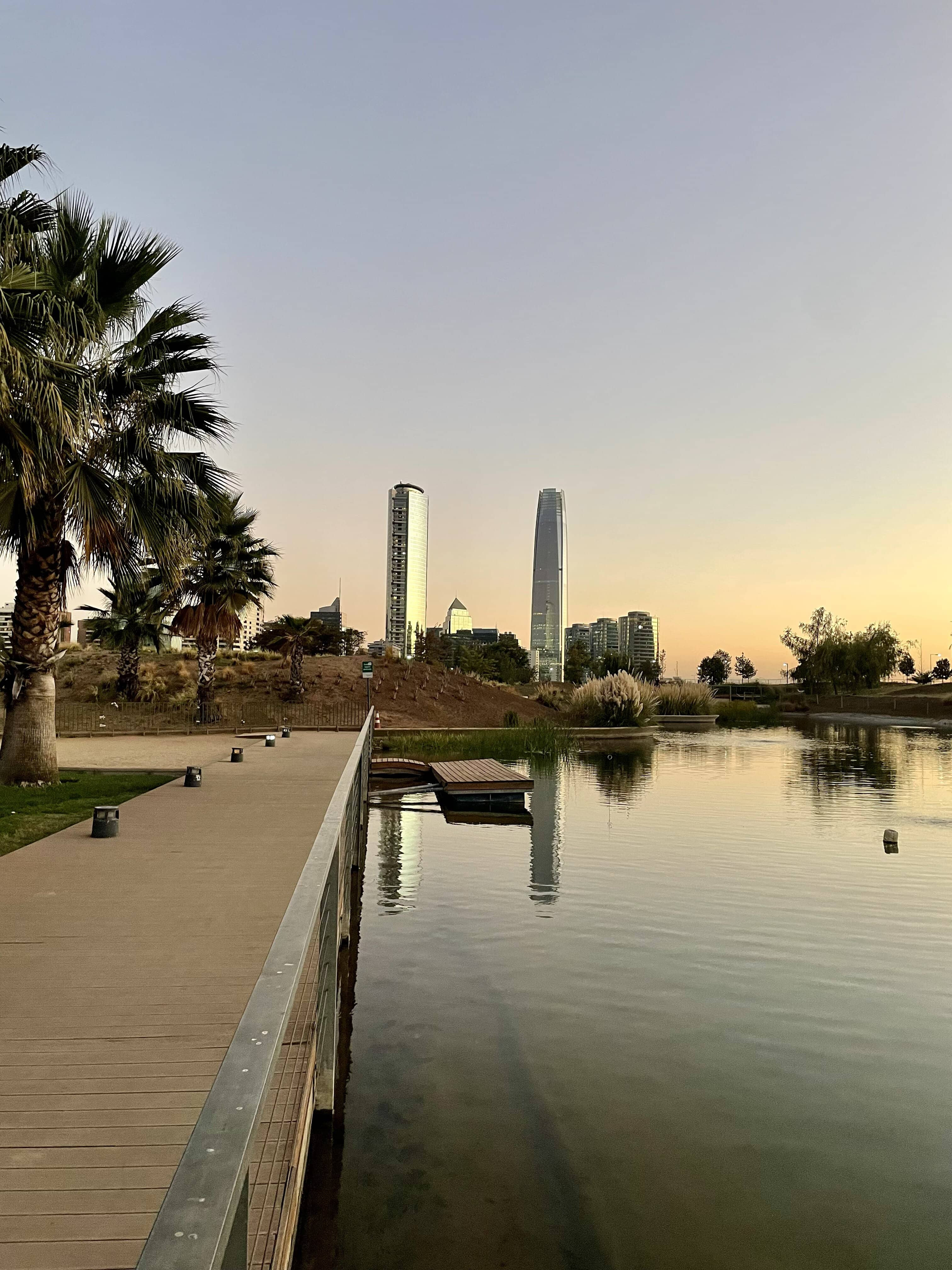 Parque Bicentenario, Vitacura, Santiago, Chile - A favorite park in Santiago known for its safety and beauty.