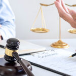 Image of supportive legal team discussing a case