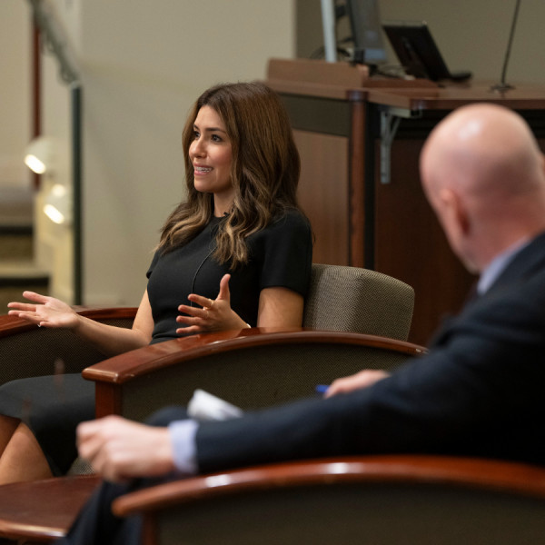 Camille Vasquez explaining her legal strategy in the Johnny Depp defamation trial