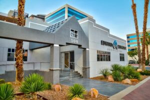 Las Vegas office building of Ed Bernstein & Associates, prominent law firm assisting accident victims
