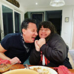 Brandon Clark, personal injury lawyer and former husband of celebrity chef Alex Guarnaschelli, pictured with Alex.