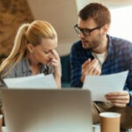 couple discussing bankruptcy options with harrisburg lawyer