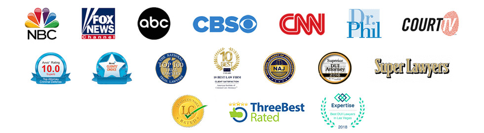 Media logos for Nevada publications.