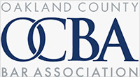 Oakland County Bar Association logo, highlighting Goodman Acker's professional affiliations and credibility in Michigan.
