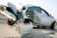 Rear-end collision car accident in Sacramento, CA