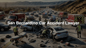 Experienced San Bernardino car accident attorney