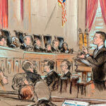 D. John Sauer arguing on behalf of Donald Trump before the Supreme Court in April's Trump v. United States.