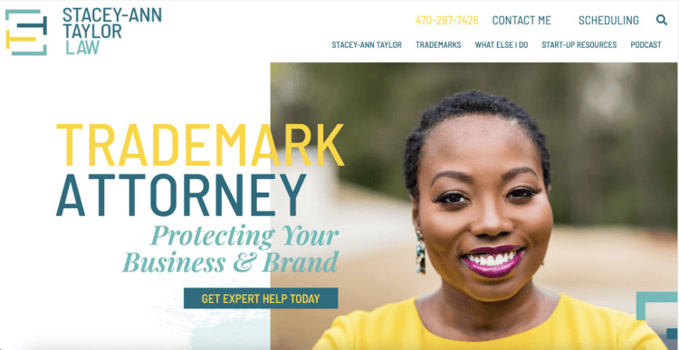 Stacey-Ann Taylor Law website screenshot