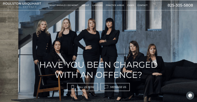 Roulston Urquhart Criminal Defence website screenshot