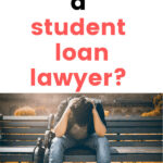 Concerned student loan borrower reviewing documents