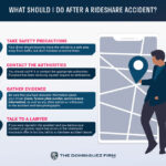 What to do after a rideshare accident, emphasizing seeking legal help from an Uber accident lawyer
