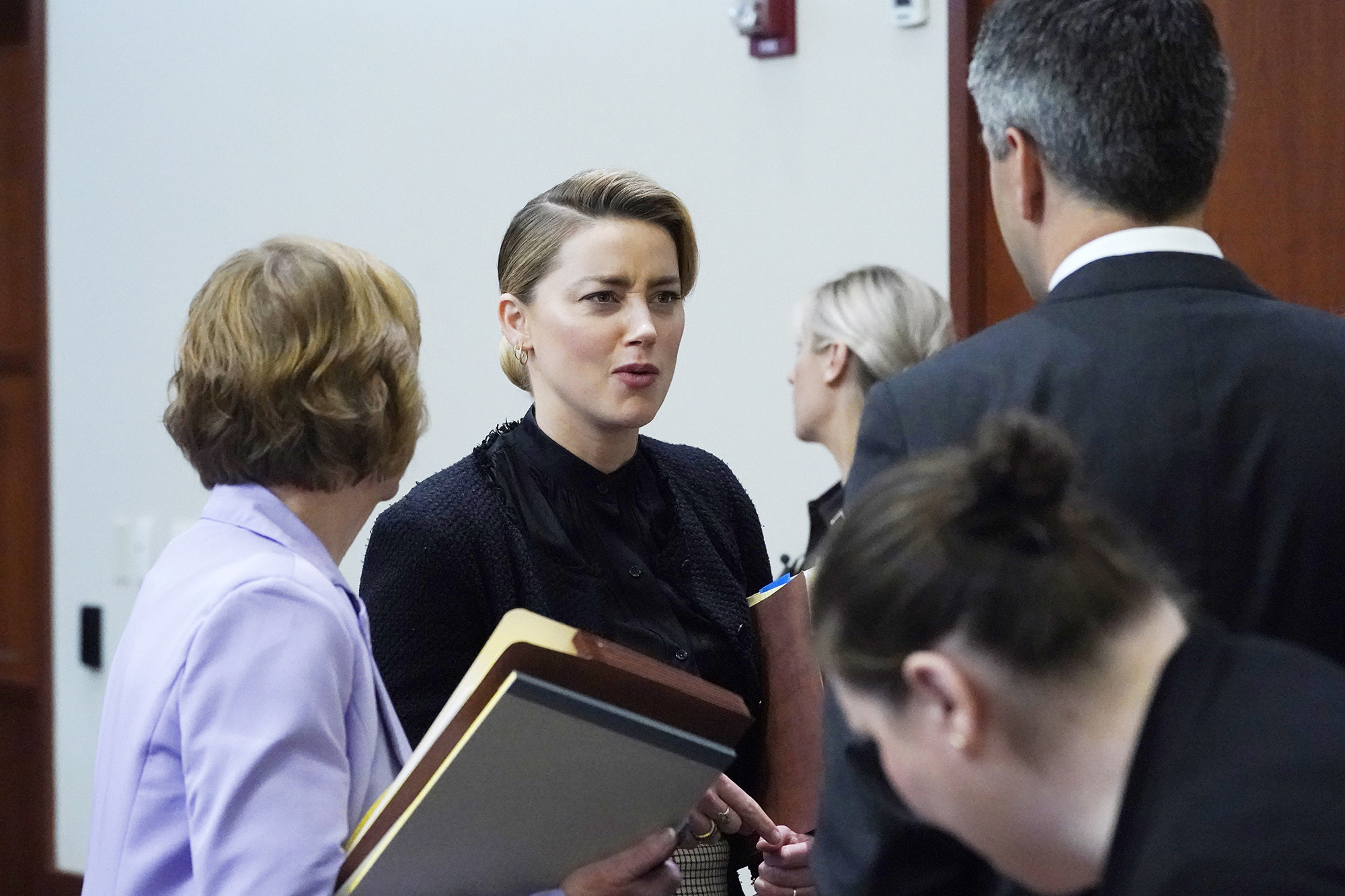 Amber Heard at the Depp-Heard trial