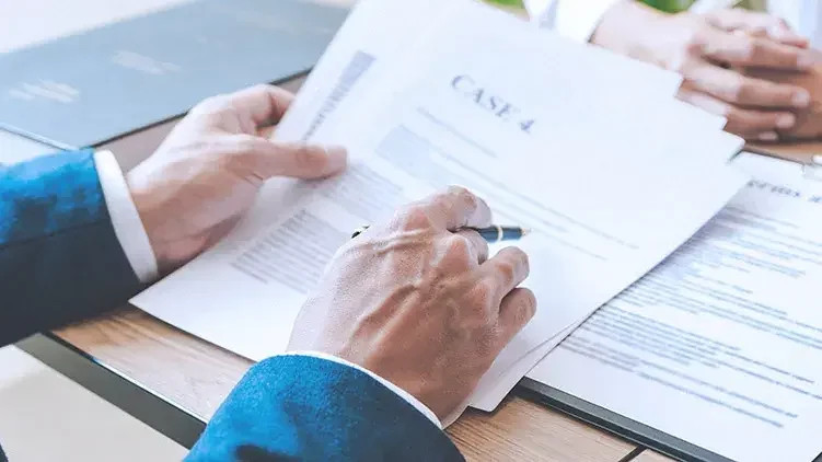 Lawyer Meeting with Client