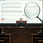 Lawyer with client discussing case