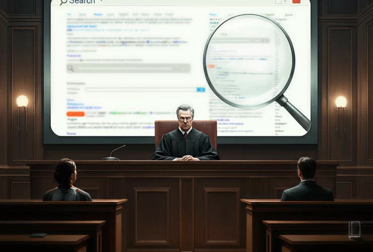 Lawyer with client discussing case