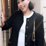 Female lawyer in neutral-colored suit
