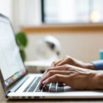 Person using MacBook