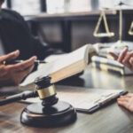 Lawyer in Courtroom