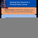 Personal injury attorney discussing case with client