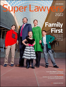 Jay Tiftickjian on cover of Colorado Super Lawyers